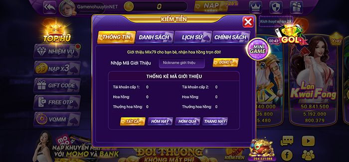 Trang web của Vb68 Games có giao diện đẹp và trang nhã - Vb68
